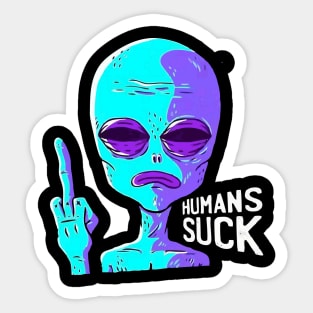 Human Suck Sticker